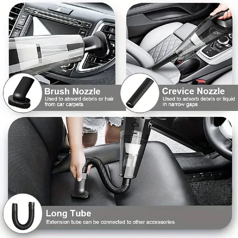 12V Hand-Staubsauger, Multifunktionstool für Reinigung rund ums Haus und Auto