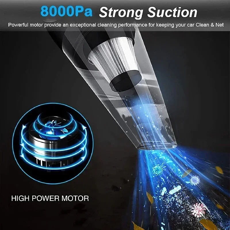 12V Hand-Staubsauger, Multifunktionstool für Reinigung rund ums Haus und Auto